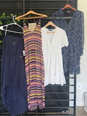 4 Dress Bundle Size M Zara Joie Vince Camuto Forever 21 NWT